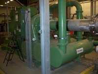 Compressor and piping installation by Specialty Welding, Inc.