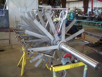 Stainless steel process agitator