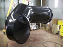 Boiler exhaust duct fabrication by Specialty Welding, Inc.
